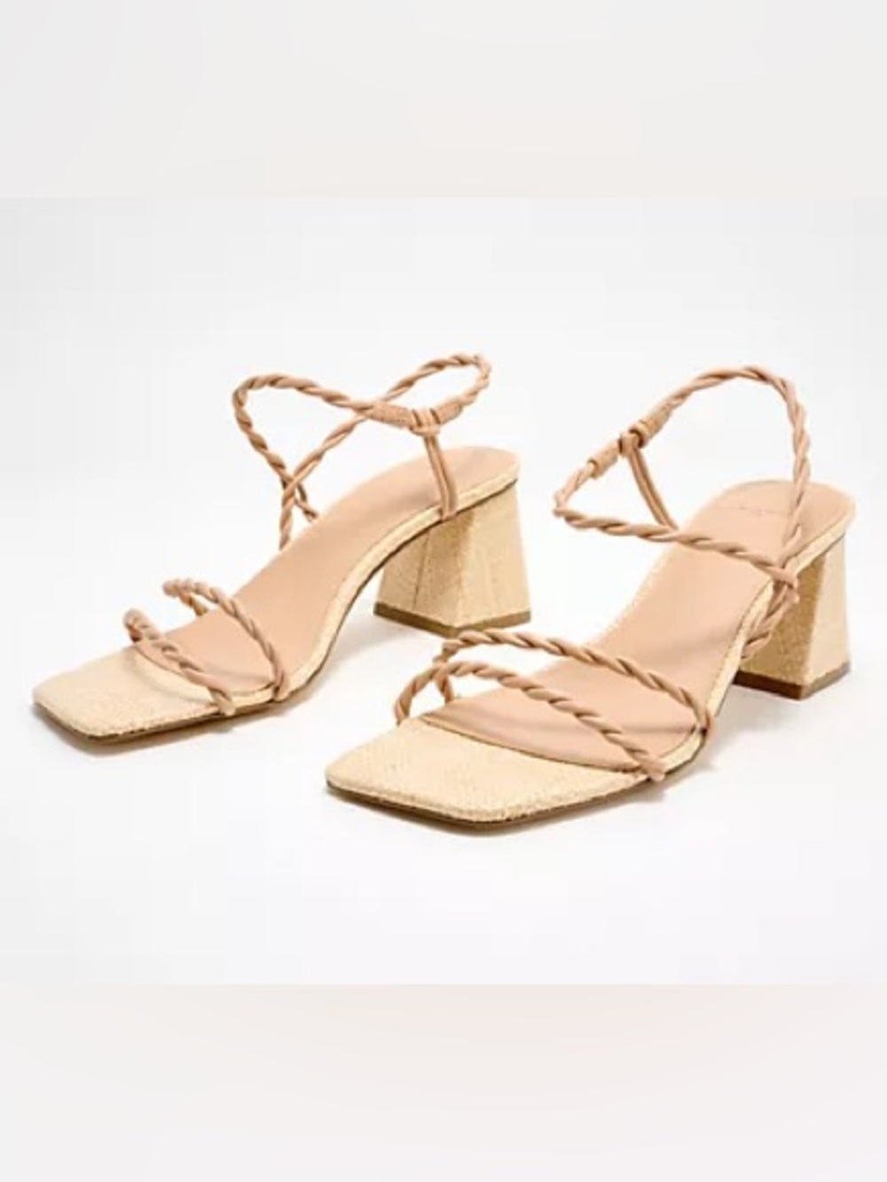 Marc Fisher LTD Braided Heeled Sandals